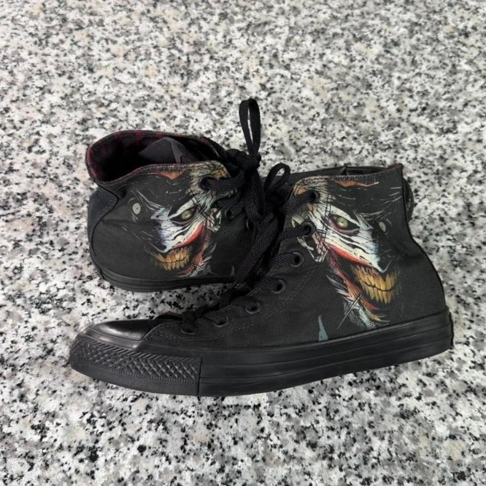 Converse Chuck Taylor All Star High Top DC Comics Joker Shoe Women's 8